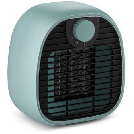 Calefactor de ventilador, mini calefactor 1000W - verde