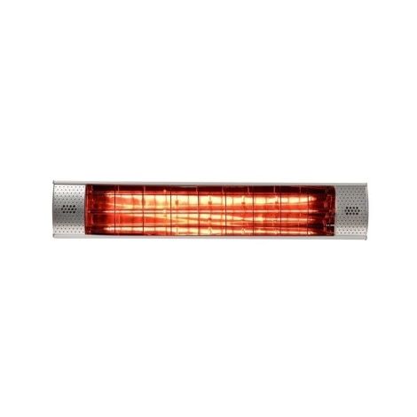 Calefactor Electrico 2000W Ip55 Halogeno Terraz Pared Natuur