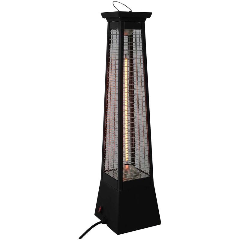 

Calefactor Eléctrico Portátil Infrarrojos Fibra de Carbono 2000 W 20x20x78 cm - kekai