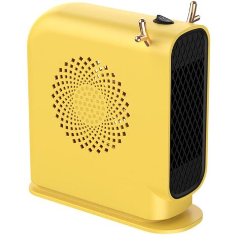 Calefactor eléctrico silencioso de 800 W y 220 V, calentamiento rápido, calefactor auxiliar, ventilador calefactor de escritorio.
