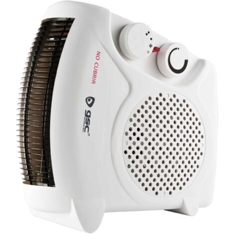 GSC Calefactor eléctrico vertical/horizontal Bikis Máx. 2000W