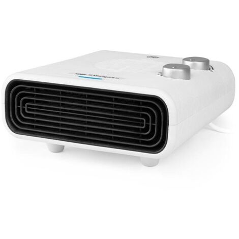 Calefactor Horizontal Orbegozo 2200W, Calor Instantáneo, 2 Niveles de Potencia, Modo Ventilador, Blanco