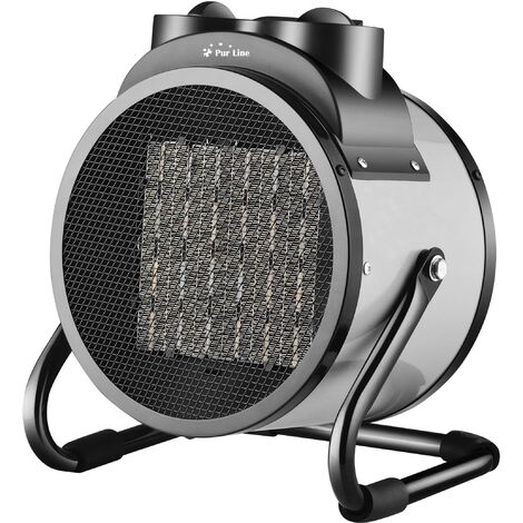 Calefactor Industrial en gris Negro - Negro