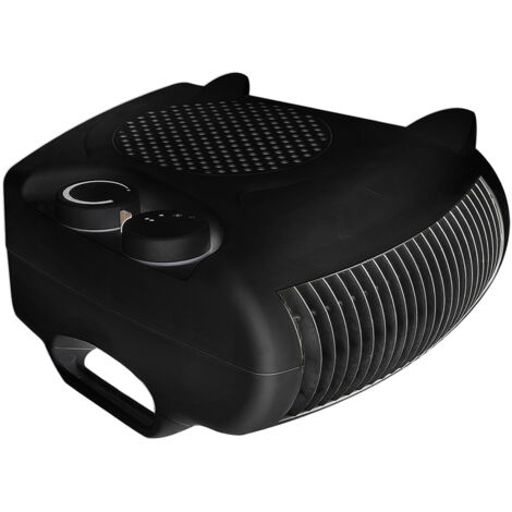 Calefactor Negro Horizontal y Vertical 1000/2000W Kuken