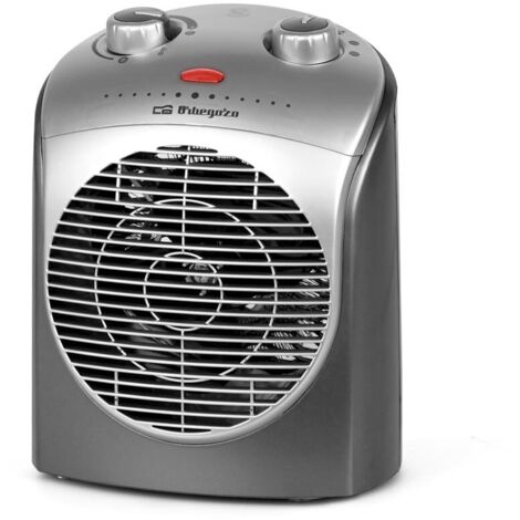 Calefactor Orbegozo FH 5021, control ajustable de temperatura, posición ventilador, 2 velocidades, 2200 W