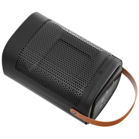 Calefactor oscilante PTC con temporizador, mando a distancia y pantalla táctil para uso en interiores – 1 calefactor + 1 mando a distancia