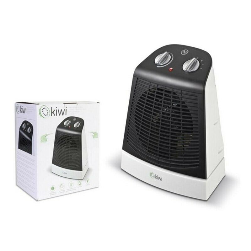 

Calefactor Portátil Kiwi KHT-8417 2000W Negro Blanco -