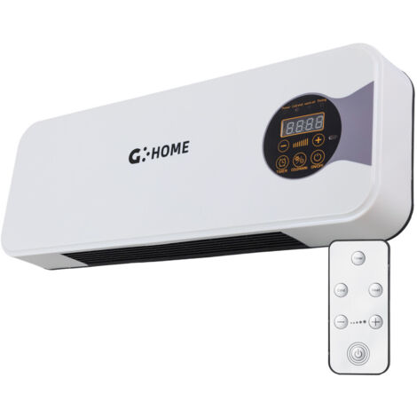 Calefactor PTC + Ventilador 1800W Control Remoto Blanco