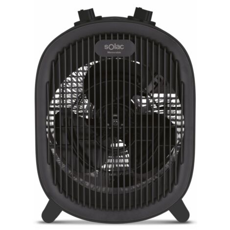 CALEFACTOR SOLAC TV8436 MEMORABLE 2000W NEGRO 4177405