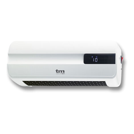 Calefactor TM Electron 2000 W Blanco/Negro Eléctrico De pared