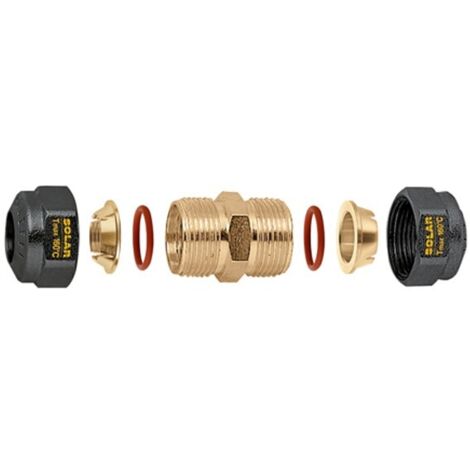 CALEFFI 2543 Raccordo Diritto Intermedio Con O-Ring Ø15 Per Rame - 254305