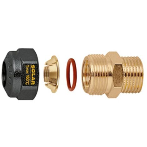 CALEFFI 2544 Raccordo Diritto Maschio Con O-Ring Ø3/4"x15 Per Rame - 254455