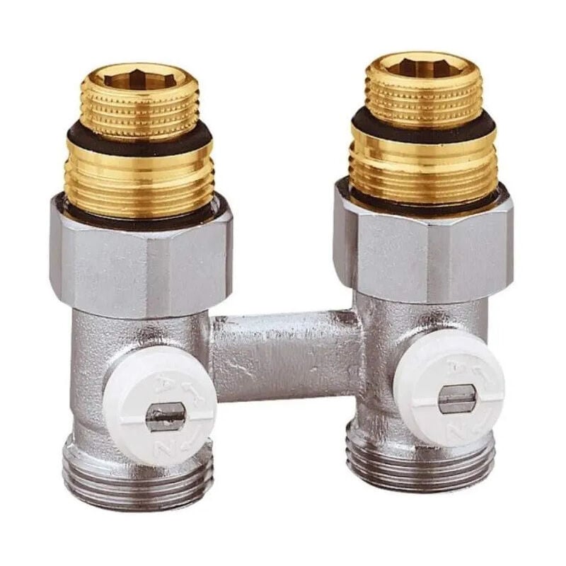 Vanne en h doubles bitube - Ø1/2'F