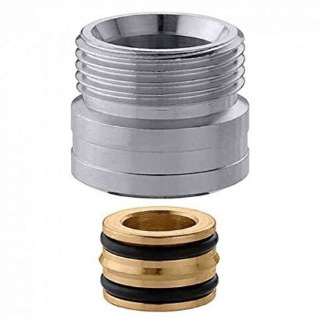 CALEFFI 383 Raccordo Collegamento Cromo Tenuta O-Ring Ø23/1,5x3/4"M - 383551