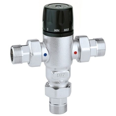 CALEFFI 521 Miscelatore Termostatico Regolabile Ø3/4" 30÷65°C Con Valvola Di Ritegno - 521503