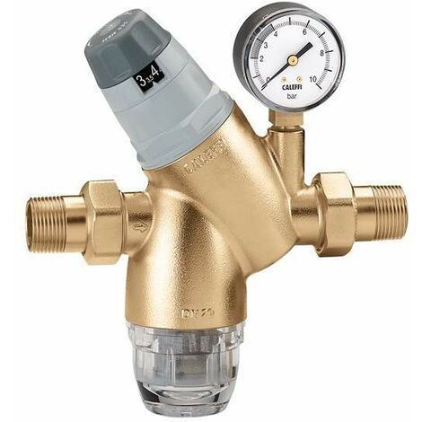 CALEFFI 5351 Riduttore Pressione Ø1/2" Con Filtro E Manometro - 535141