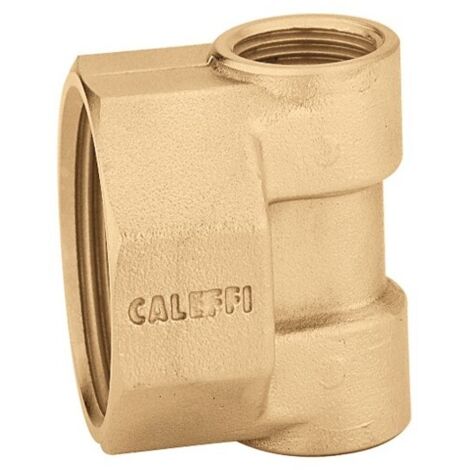 CALEFFI 5994 Raccordo Doppio Attacco Radiale Diam.3/4"Fx1/2"Fx3/8"F - 599453