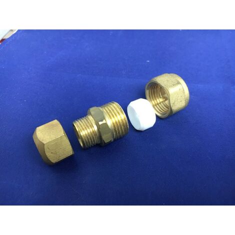 Caleffi 803442 TH - Raccord standard pour tube cuivre 1/2" Ø 14/12