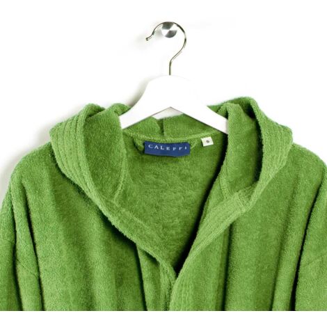 Caleffi Accappatoio in Cotone Verde Minorca junior - 78259, 8-10 anni