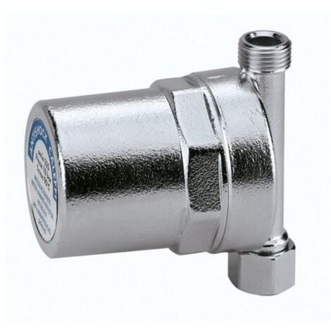 Caleffi anti-bélier 525150 Écrou-raccord 3/4 &quotIT x 3/4&quot AG, boîtier en laiton, chromé
