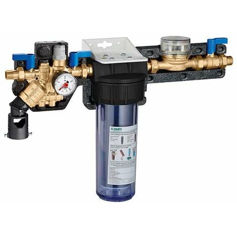 Caleffi FüllKombi BA Plus 0,75 Liter Automatische Füllarmatur und Entsalzungeinheit 2x1/2" AG 580022