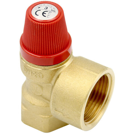 Caleffi Membran-Sicherheitsventil 530530 3/4" IG x 1" IG, 3 bar, Leistung 100 kW