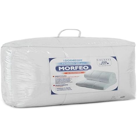 Caleffi Morfeo Piumino Poliestere, Microfibra, Unica, 1 Piazza e Mezza