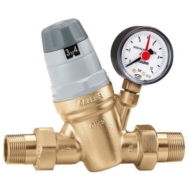 Caleffi - thermador R53520 réducteur de pression 3/4'' avec manomètre 61011