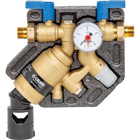 Caleffi – Robinet de remplissage automatique avec disconnecteur Type BA – DN 15 – Laiton antidézincification – Pression max 10 bar – Température max 65°C