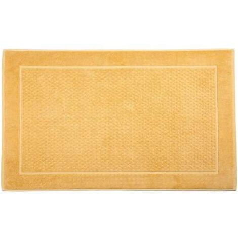 CALEFFI Tappeto Bagno in Cotone Sirena '99 CM. 45X60 Spugnissima Tinta Unita Giallo