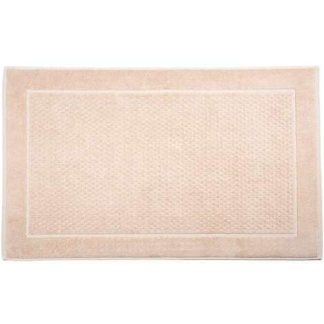 CALEFFI Tappeto Bagno in Cotone Sirena '99 CM. 60X100 Spugnissima Tinta Unita Avorio