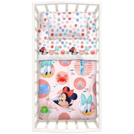 Caleffi Trapunta Con Paracolpi Lettino Baby Minnie