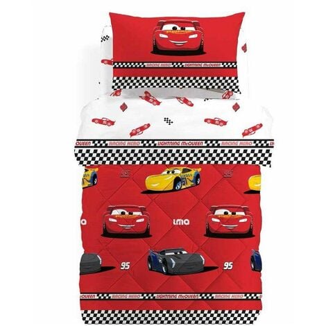 Calda coperta plaid effetto pelliccia Disney Cars per letto