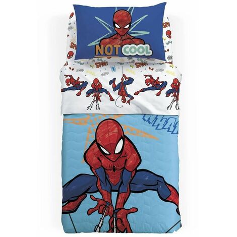 Caleffi Trapunta Invernale in Cotone Spiderman Cool Letto Singolo