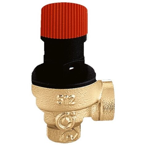 Caleffi - Valvola Di Sicurezza Ordinaria Maschio/Femmina 1/2" - 8 Bar Art. 514480