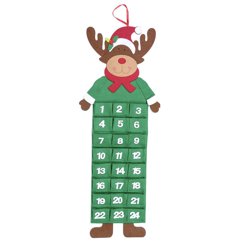 

Calendario de Navidad decoraciones de la Navidad Mohoo