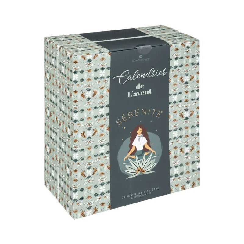Calendrier de l'Avent 24 Surprises 'Spa' 35cm Vert