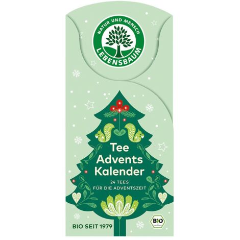 Calendrier de l'Avent (thé et infusions) Bio (24 pièces) 43,5 g - Lebensbaum (produit de saison)