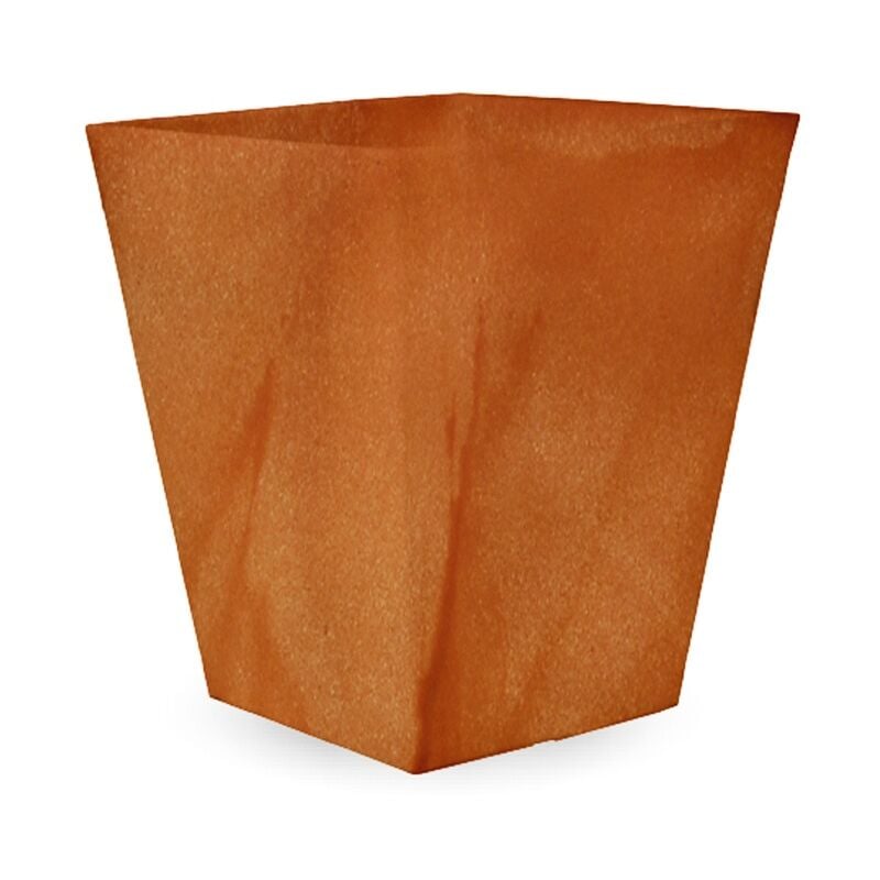 CALÉNDULA 50 Square Jardinière carrée d'intérieur et d'extérieur de style rustique pour plantes et fleurs très résistantes au temps. Fabriqué en