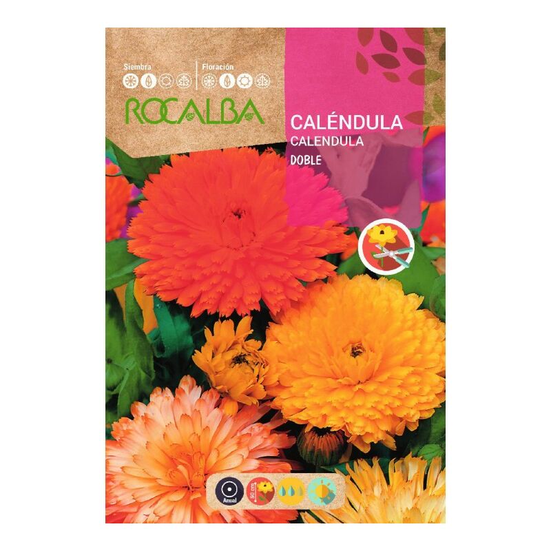 

Calendula Doble Variada - Sobre De Semillas 10G