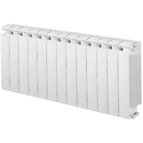 Calentador central de aluminio fundido blanco KLASS 500, 1508w 13 elementos