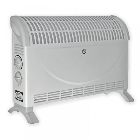Calentador convector DEDRA de 2000 W: sin ventilador y funcionamiento silencioso