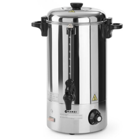 Calentador de agua de acero de 2200 W y 10 L - Hendi 209882