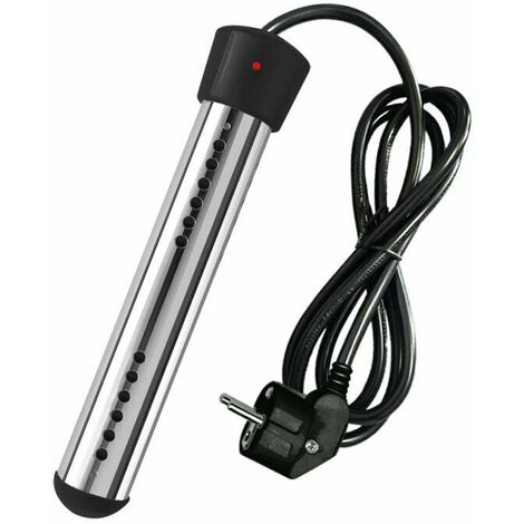 Calentador de agua eléctrico de 3000 W con voltaje de inmersión, calentador de agua para piscina, calentador de agua portátil, adecuado para estanques, cubos