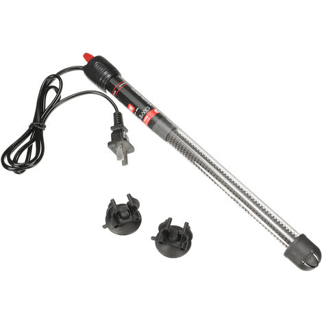Calentador de agua termostático automático para tanque de peces de acuario de 300 W con ventosas