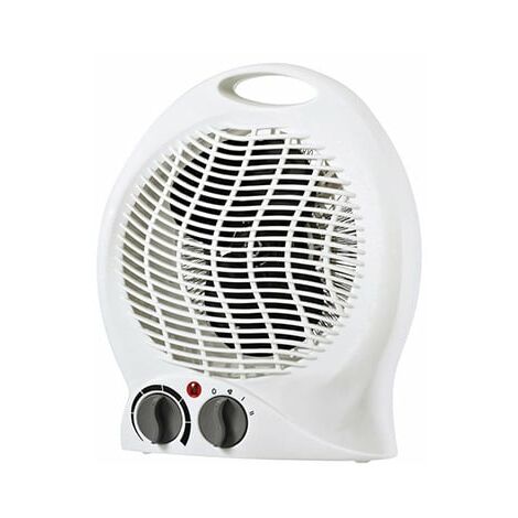 Calentador de aire Mini horno eléctrico doméstico Calentador eléctrico Aire acondicionado para calefacción y refrigeración, Blanco