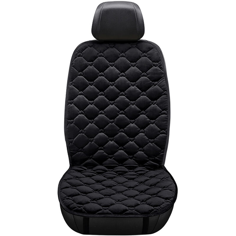 

Calentador de asiento de coche multifuncional inteligente con calefaccion de 12 V, calentador de invierno de un solo cojin, terciopelo