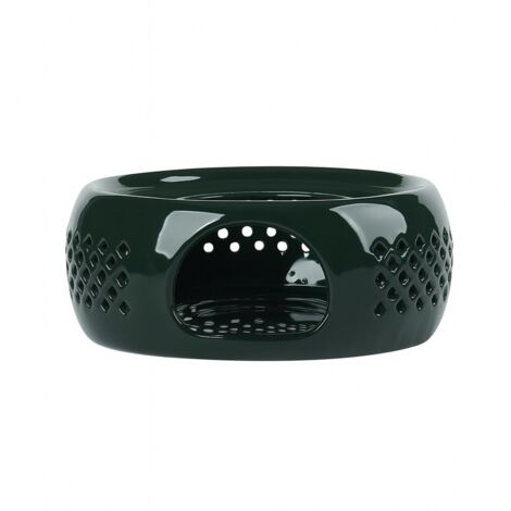 CALENTADOR DE CER脕MICA PARA VELA DE T脡, HERVIDOR DE AGUA Y JARRA, VERDE