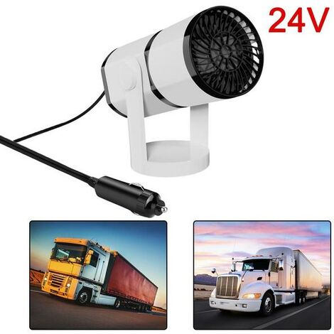 Calentador de coche antiniebla 2 en 1 para invierno, ventilador de refrigeración con Base giratoria de 360 grados, 12V, 150W/24V, 200W,CN,24v car heater