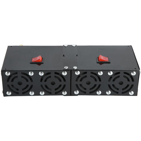Calentador de coche de 500 W con 4 orificios y descongelador para purificación y descongelación del aire, 12 V